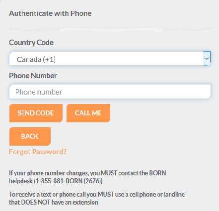 authenticate with phone screenshot